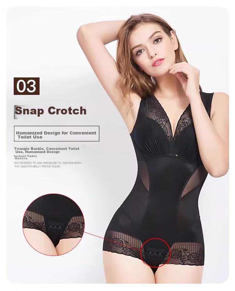 FitonTon Women's Shapewear Bodysuit, Thin, Butt-Lifting, Body-Shaping, Tummy Control, Postpartum Waist-Cinching, Slimming Underwear, One-Piece Shapewear 8