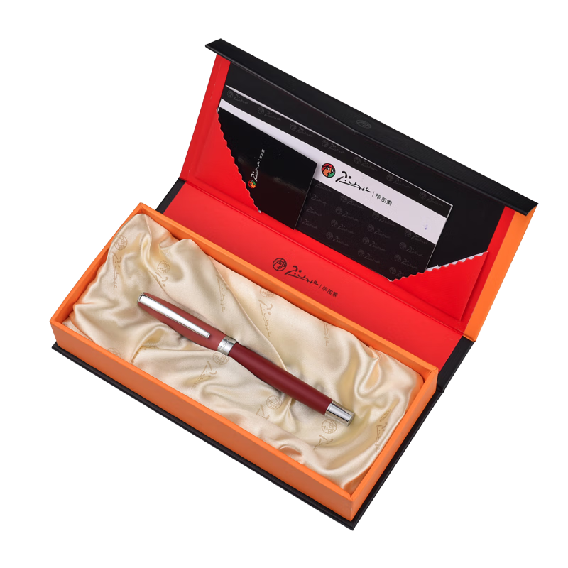 Pimio Signature Pen, Ballpoint Pen, Business Office Gift, Teacher's Day Present, Adult Male And Female Signature Pen, Student Handwriting Practice 755, Maroon Color
