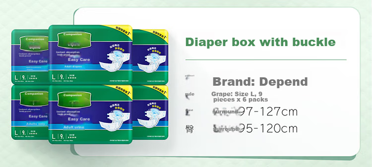 Depend Adult Diapers, M Size, 10 Pieces, Waist Circumference 80-105cm, for Elderly, Specialized Adult Incontinence Pads, Bedridden, Postpartum, Leak-Free 3