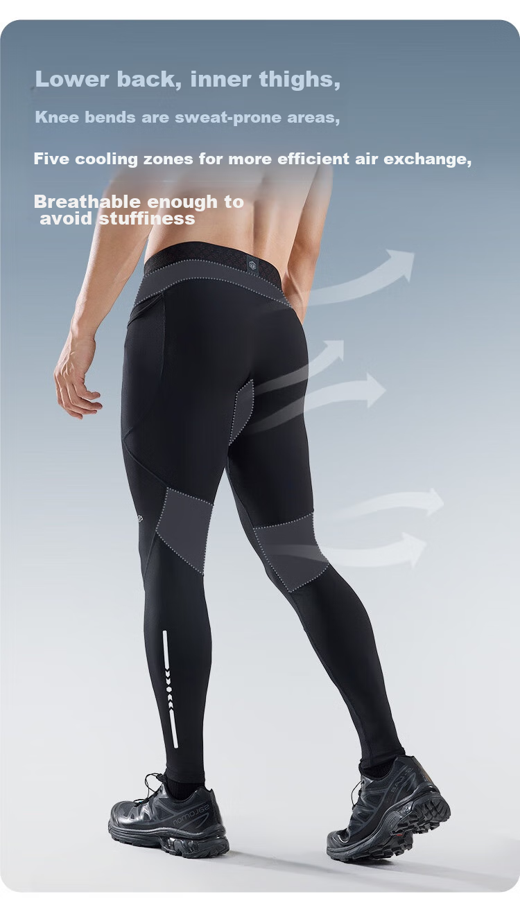JD Original Compression Shorts for Men, Basketball Running Professional Track And Field Training High-Elasticity Quick-Dry Base Layer Fitness Pants, Black M 7