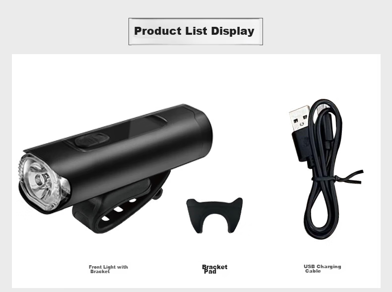 Addview Bicycle Light, Cycling Light, High-Intensity Flashlight, Rechargeable, Waterproof, Cycling Equipment 16