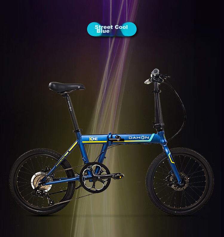 DAHON K-ONE Folding Bicycle, 20-Inch, 9-Speed, Ultra-Light Aluminum Alloy, Disc Brake, Sports Bike FKA091, Black 14