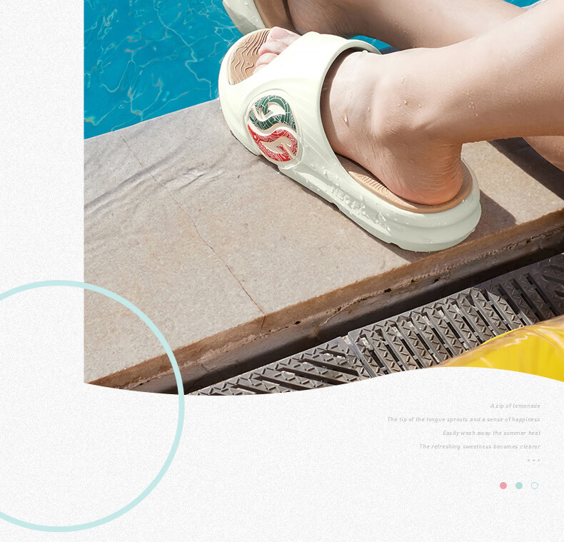 361° Women's Slippers, Summer AG Outdoor Water Sports Thick-Soled Beach Casual Sandals, 682126702F-11 43