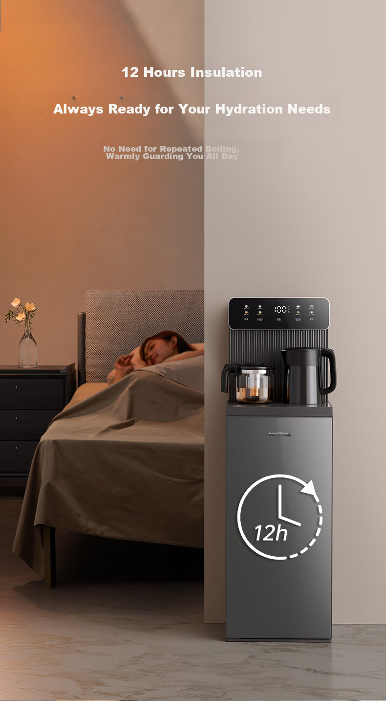 TRULIVA Tea Bar Machine, Home Water Dispenser, Multifunctional Office Standing Bottom-Loading Water Bottle, Fully Automatic Tea Bar Cabinet Integrated High-End Living Room Cooling And Heating Dual-Purpose 2026 New Model 15