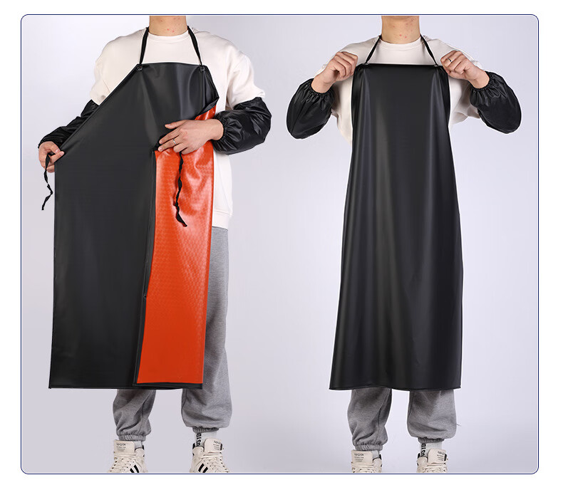 Minggu Chef's Half Apron, Chinese Cuisine Fashionable Unisex Work Restaurant Kitchen Half Apron, Chef's Half Apron CW679041 11