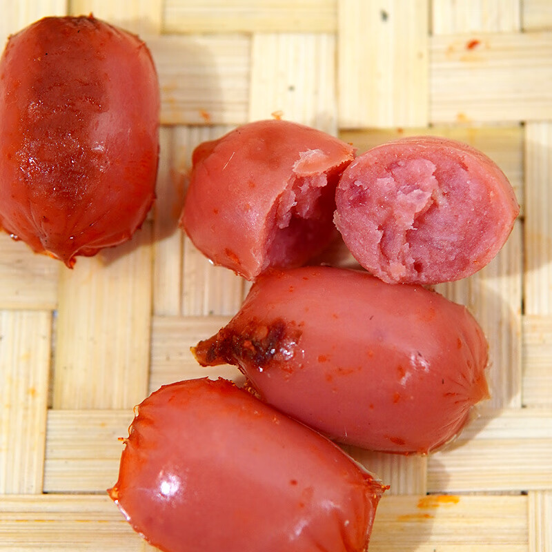 口水娃子弹肠混合味500g小香肠烤肠肉枣办公室解馋零食独立包装