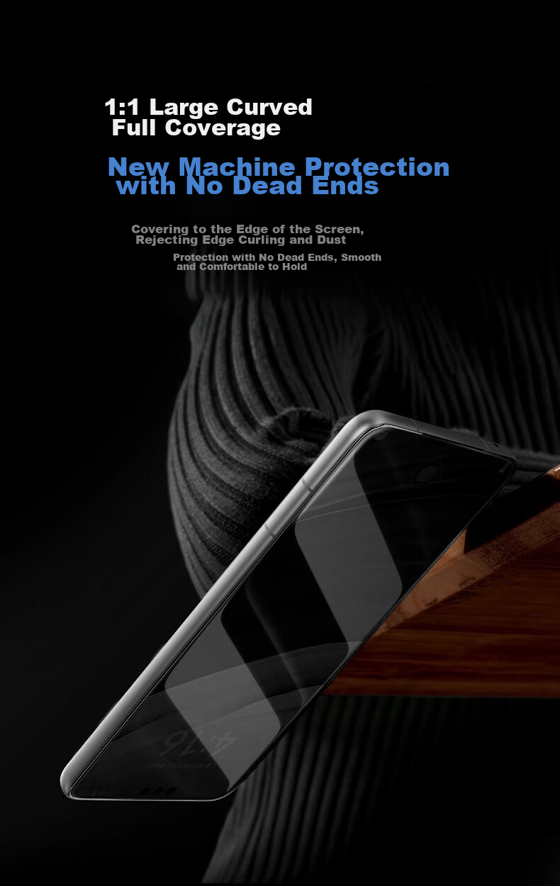 DIVI [One-Step Application] Privacy Screen Protector for Huawei Pura70, Full Adhesive P70 Full Coverage Microcrystalline Hydrogel High-Definition Anti-Fingerprint Non-Tempered Dust-Free Quick Installation Shockproof Soft Film 15