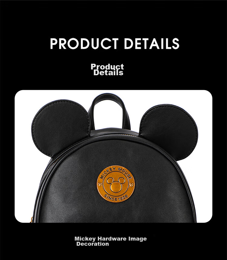 Disney Mickey Mouse Backpack for Women, Fashionable Teenage Girl Backpack, Birthday Gift Box Set for Girls 35