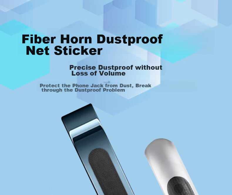 ESCASE Phone Speaker Dust Cover, High-Density Fiber Dust Plug, Earphone Mesh Sticker, Suitable for Apple IPhone 17 Pro Max, Huawei, Samsung, Xiaomi, Universal Fit 1