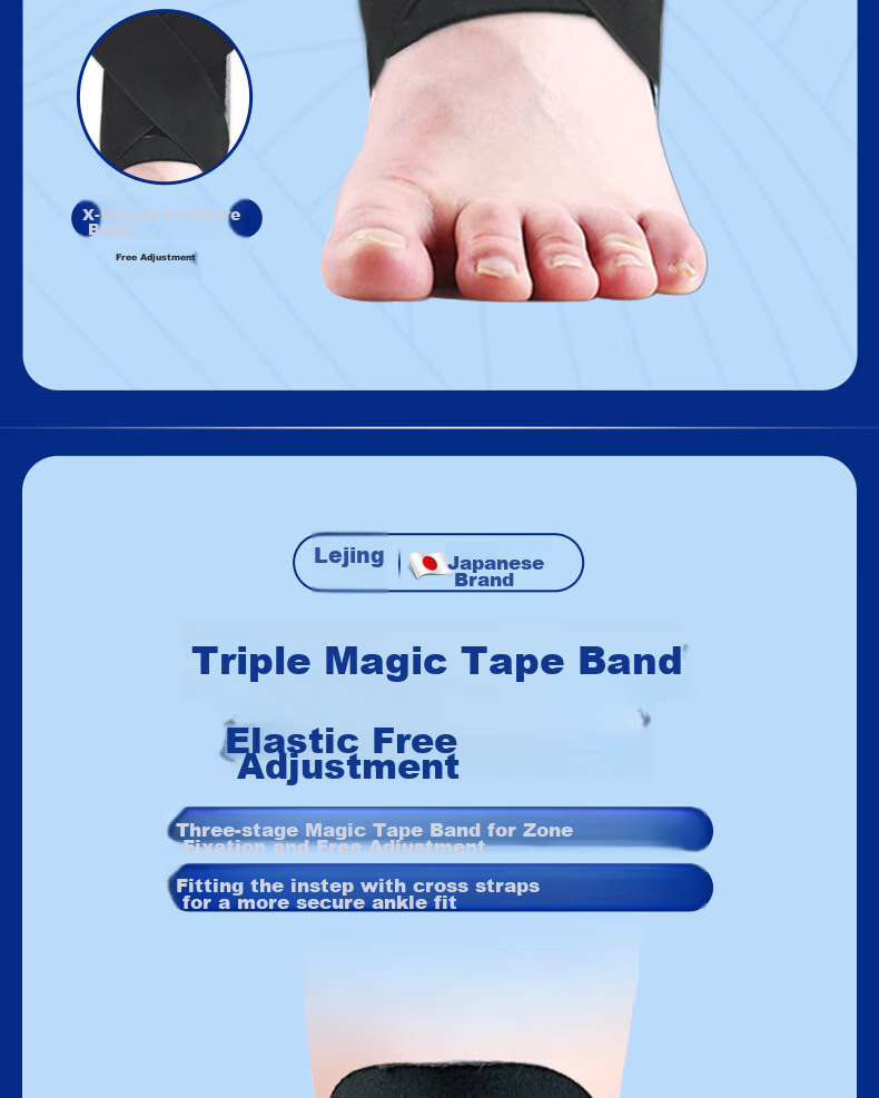 Lejing Medical-Grade Ankle Brace for Sports Injury Recovery, Professional Anti-Sprain Achilles Tendon Fracture Splint And Support 5