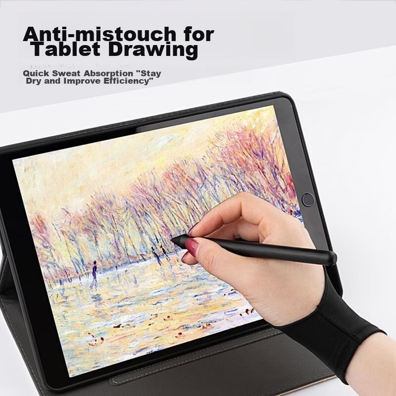 CangHua Drawing Gloves for IPad, Anti-Error Touch Gloves for Huawei And Apple Tablets, Surface Drawing Gloves, Anti-Scratch, Sweat-Proof, Dirt-Resistant, And Stain-Preventing 5