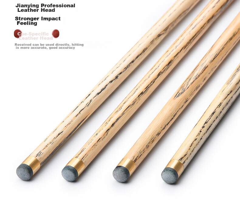 Jianying Billiard Cue, Chinese Black Eight 8-Ball Cue, Small Tip Straight Cue, Chaoyue Series Red Lotus 2
