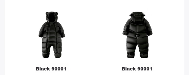 Minibala Bala [Far Infrared Heating] Baby Down One-piece Suit with Covered Hands and Feet, Belly Protection, 2025 Winter New Jacket 35
