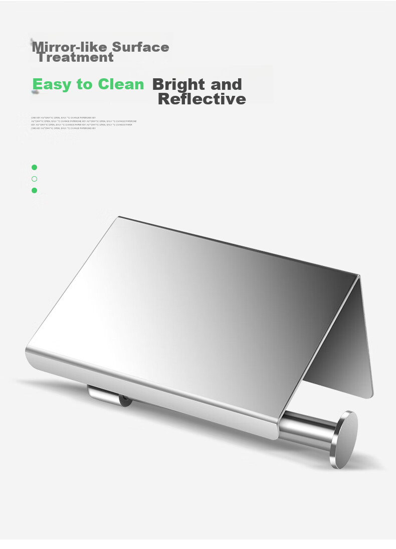 KEGOO Bathroom Toilet Paper Holder with Storage Shelf, Toilet Tissue Box, 304 Stainless Steel K220817 8