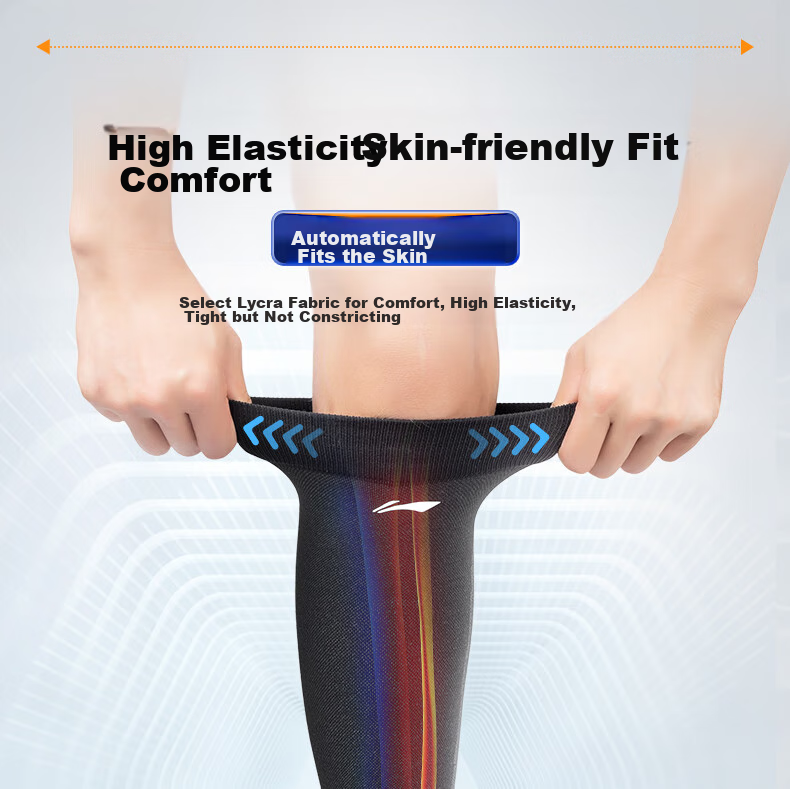 Li-Ning Calf Sleeves for Men And Women, Sports Ankle Guards for Basketball, Running Protection, Fitness Cycling Compression Leg Sleeves 9