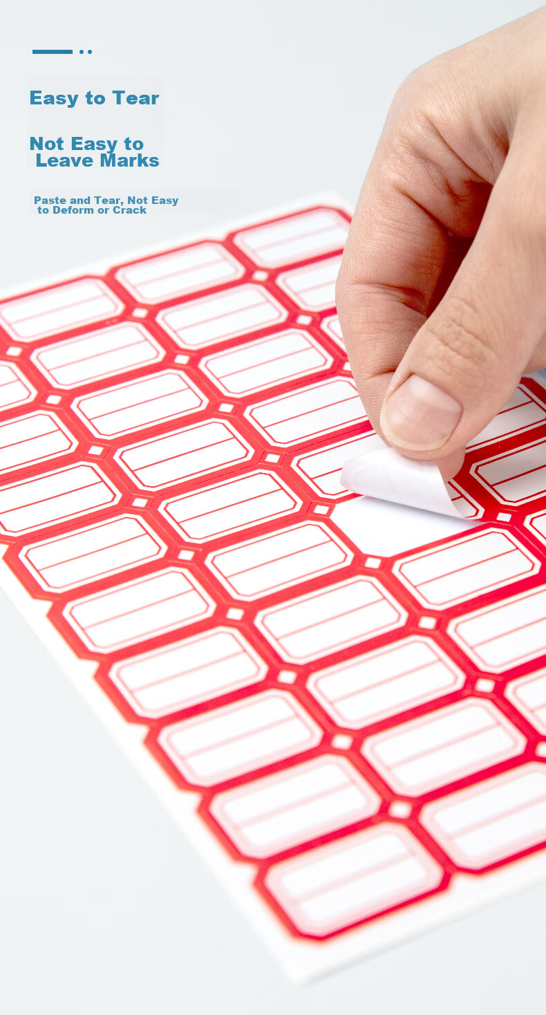 COMIX [Popular Product] 2400 Self-Adhesive Label Stickers, Easy-To Paper, Sticky Notes, Name Tags, Tear-Off Labels, 28*19mm, EC601 Student 7