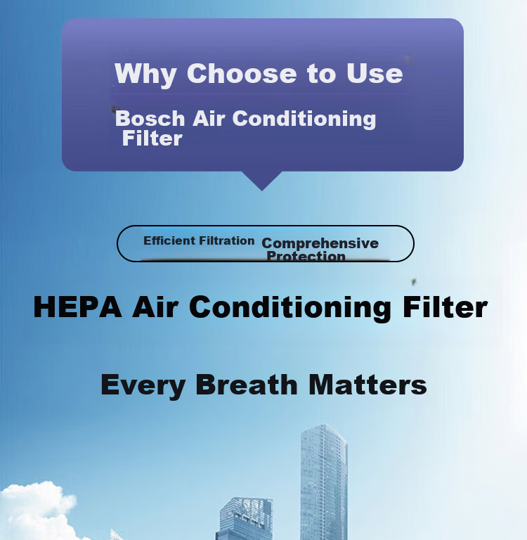 BOSCH Air Conditioning Filter HEPA Tesla Maodou Model Y Activated Carbon Filter, 6-Pack (Installation Tools Included) 3