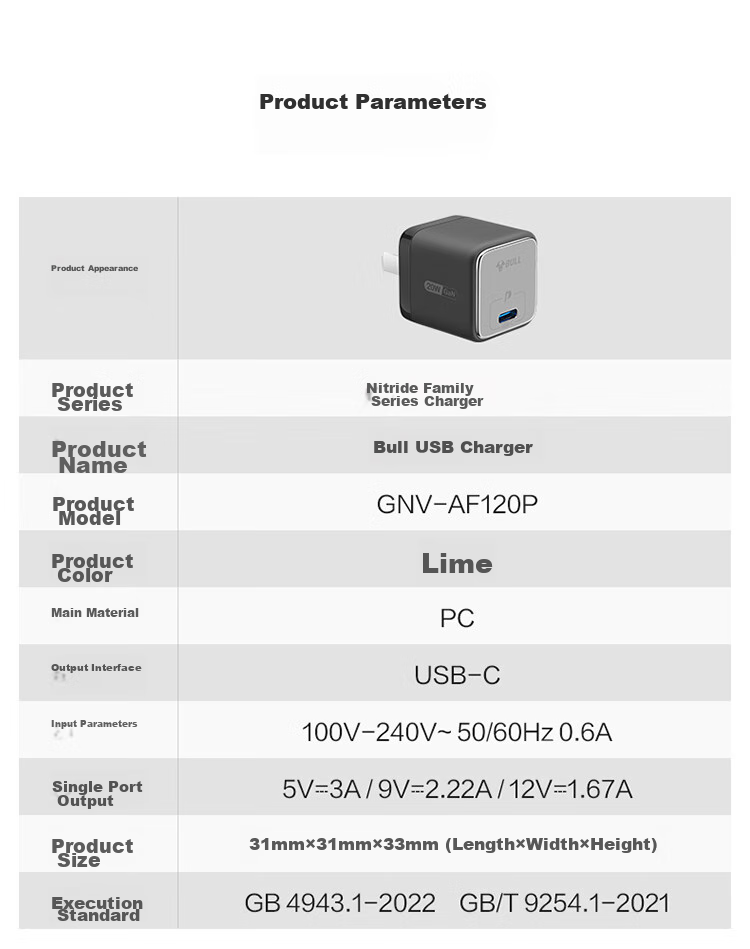 BULL GaN 20W Charger, Apple 18/17/16 PD Fast Charging Head, Auto Shut-Off When Fully Charged, Suitable for IPhone 14/13 Pro Max, [20W GaN] Pebble Gray 12