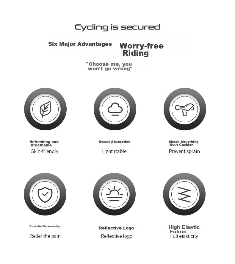 Li-Ning Bicycle Bib Shorts for Men And Women, Summer Quick-Dry Breathable Road Bike Mountain Bike Cycling Shorts with Shock-Absorbing Underwear Equipment 2