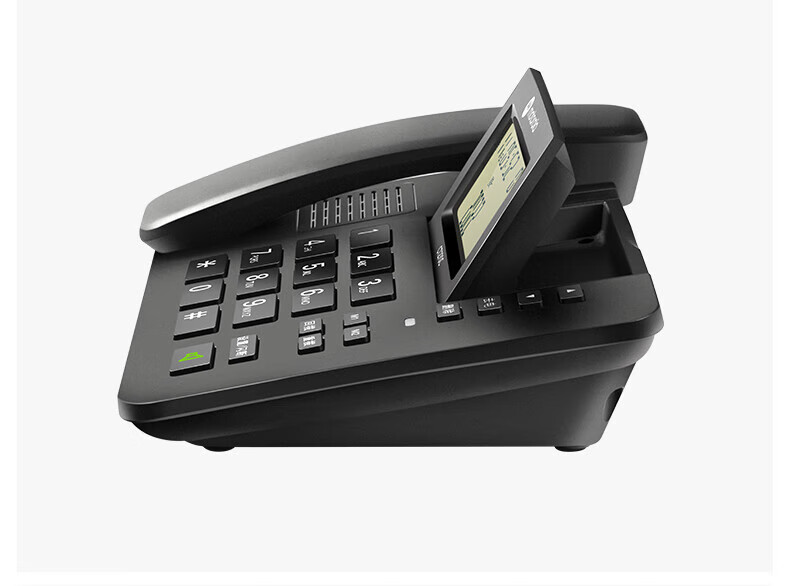 Motorola CT270C Desk Phone Fixed Landline Three-Level Flip Large Screen One-Key Dial Office Home Manager Phone Black 30