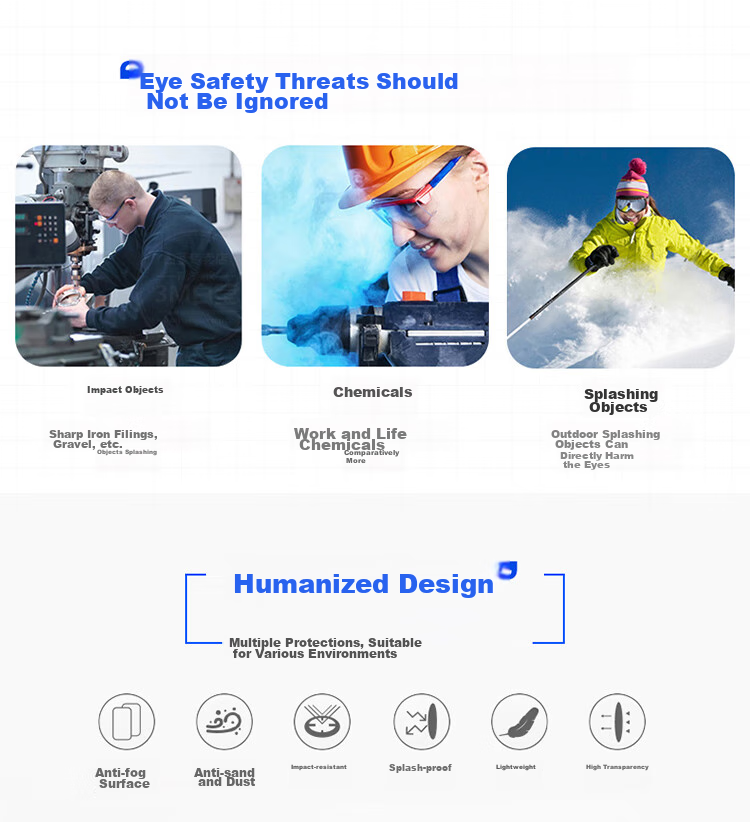 3M 1621AF Safety Goggles, Industrial Cutting, Dust Protection, Cycling Splash-Proof, Anti-Fog Glasses Cover, Laboratory Myopia Protectio 2