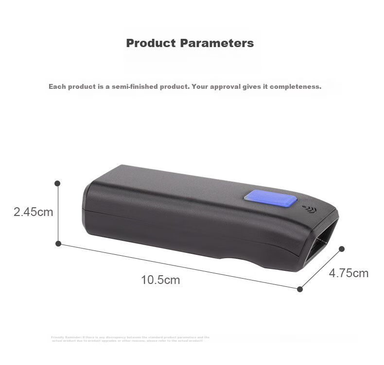 NTEUMM Wireless One-Dimensional Barcode Scanner Handheld Portable Express Gun Barcode Scanner Universal Supermarket Cashier Scanner NT-2100 10