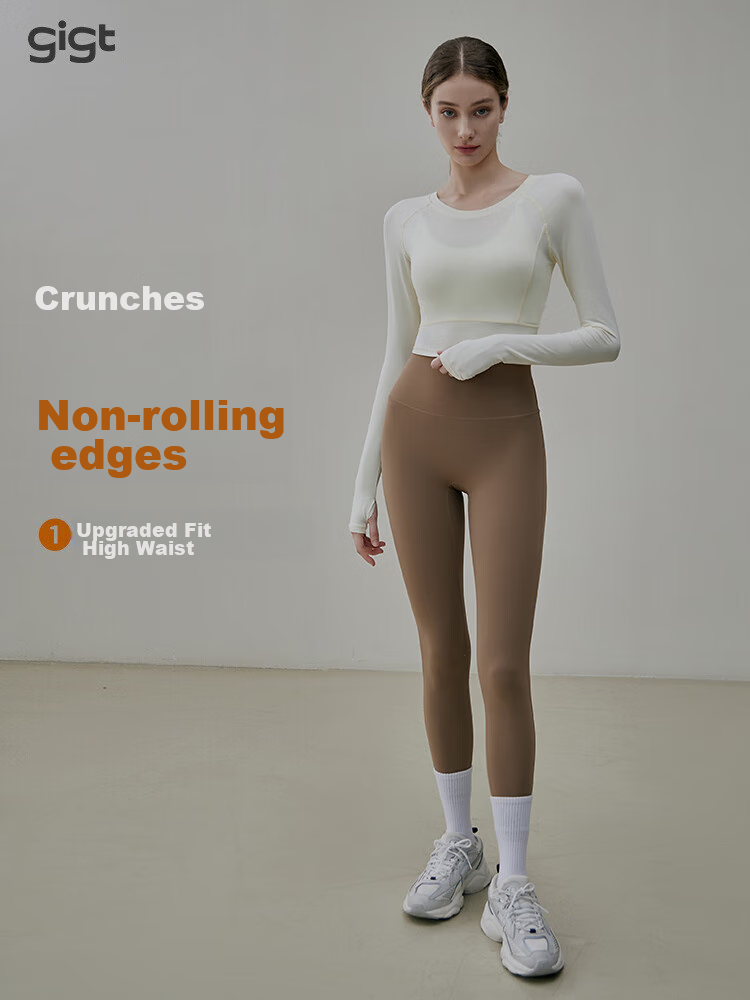 Gigt Yoga Pants for Women, High-Waisted Tummy Control And Butt-Lifting Shark Leggings for Autumn Fitness Workouts 1