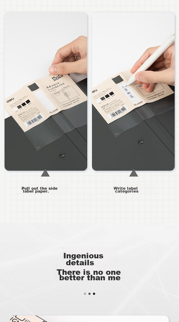 Deli File Folder Double Clip Board for Office Use, Thickened Strong Clip, Document Organizer Clip Board for Business Meetings And Archives, Contract And Exam Paper Holder, Office Supplies, Ultra Gray NS182 8