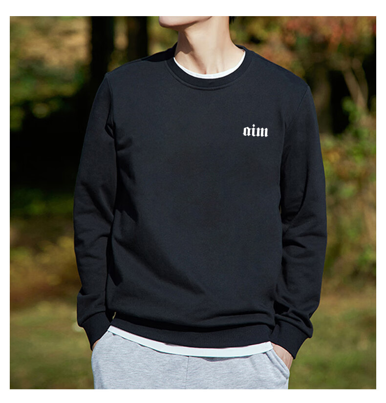Warrior Sweatshirt for Men, Spring And Autumn Round Neck Sports Casual Jacket, Long-Sleeve Pullover Top for Me 15