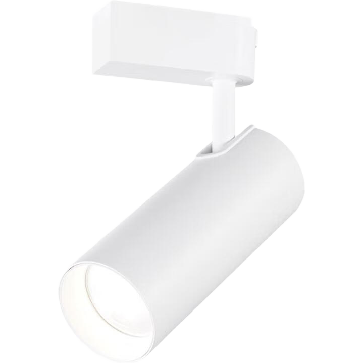 NVC LED Spotlight, Commercial Lighting for Clothing Stores And Showrooms, Background Wall Track Light, White Shell, 20 Watts Warm White - Track Rail Sold Separately