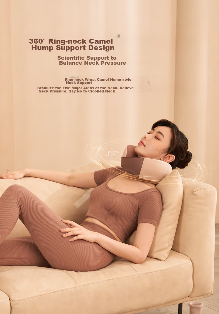 Breo Neck Massager, C2 Neck And Shoulder Massage Device, Pillow Ring U-Shaped Neck Pillow with Heat Therapy And Kneading Function, Birthday Gift for Mom, Wife, Boyfriend Or Girlfriend 5