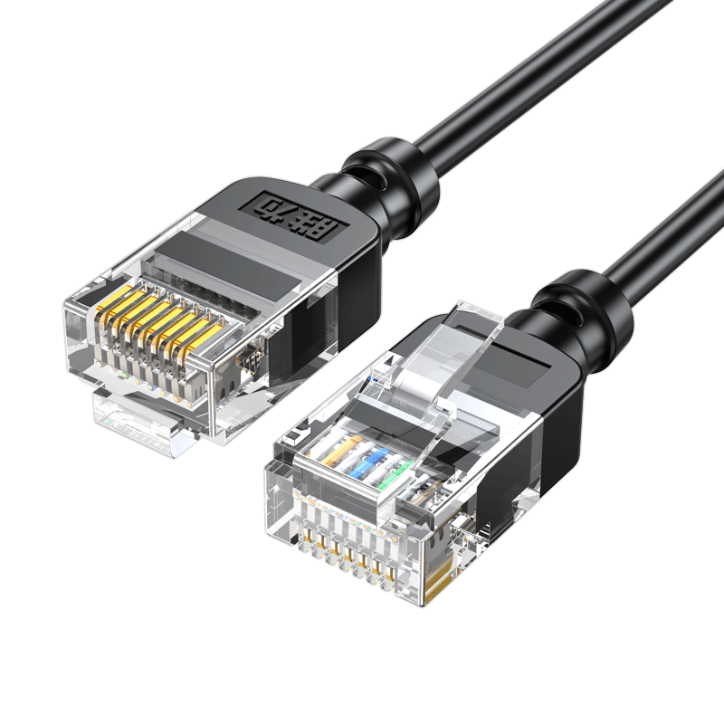 Shengwei Cat6A Ultra-Thin Pure Copper Ethernet Cable, 10Gbps Finished Network Patch Cord, 8m, Model ALC9080G