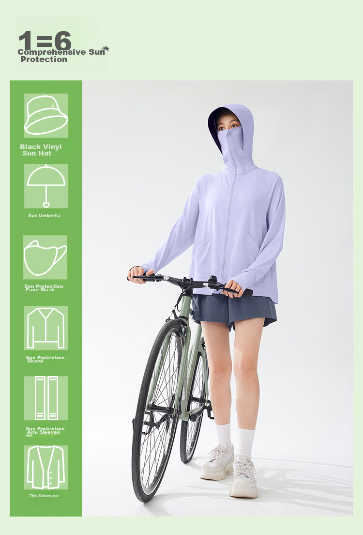 Beneunder Women's Sunscreen Jacket UV Protection Lightweight Quick-Dry Breathable 2026 New TS004 Bud Green XL 18