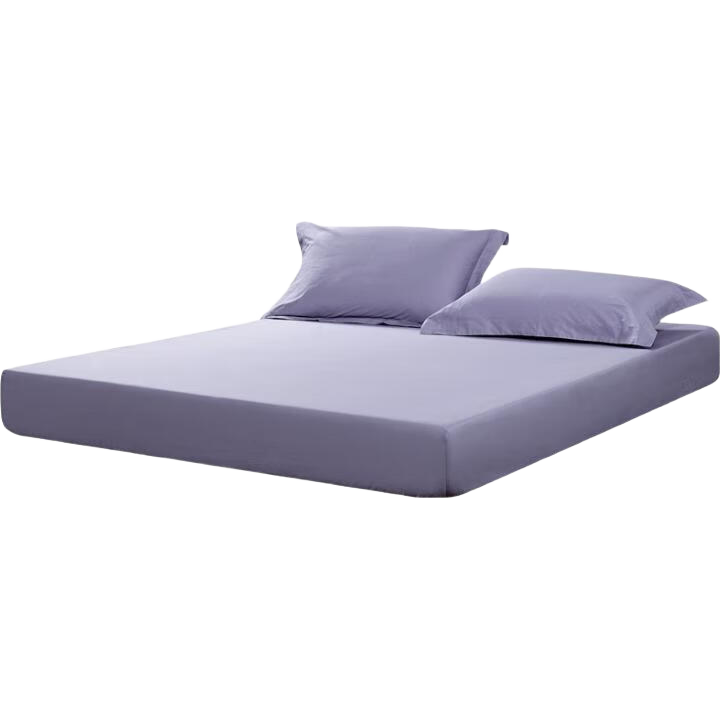 FUANNA Home Textiles, 60-Count Long-Staple Cotton Fitted Sheet, Non-Slip And Stain-Resistant, Double Bed Full Cotton Bed Cover Protective Cover for 1.5-Meter Bed