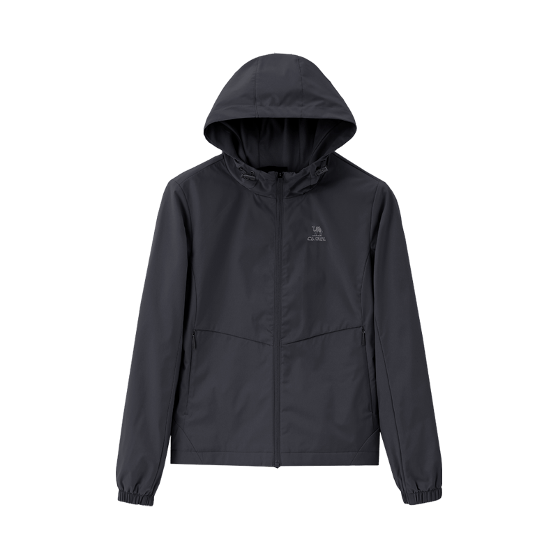 CAMEL Sports Jacket, New Style for Men And Women, Spring And Autumn Collection, Slim Fit, Fleece-Lined Casual Jacket, Outdoor Water-Repellent Hiking Wear, Windbreaker