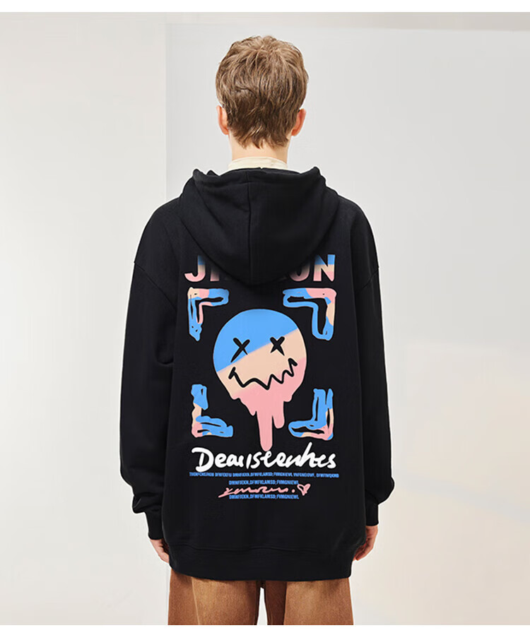 NASA GISS Official Collaboration Hoodie for Men, Spring And Autumn Fashion, Youth Student Printed Couple Outfit, White, M 7