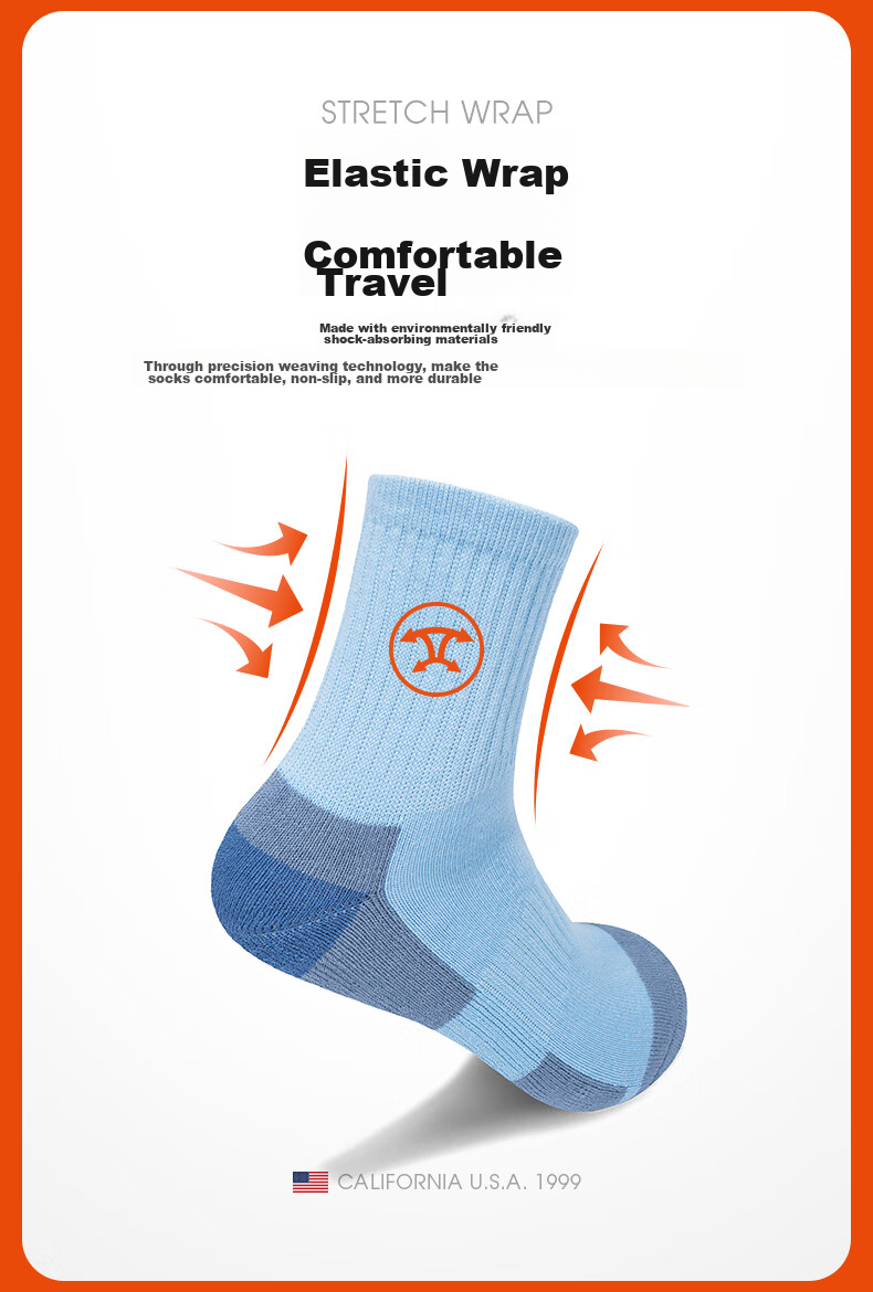 TFO Competition-Grade Outdoor Socks, Functional Sports Running Socks, Hiking And Mountaineering Socks 2202475, Women's Pink 7