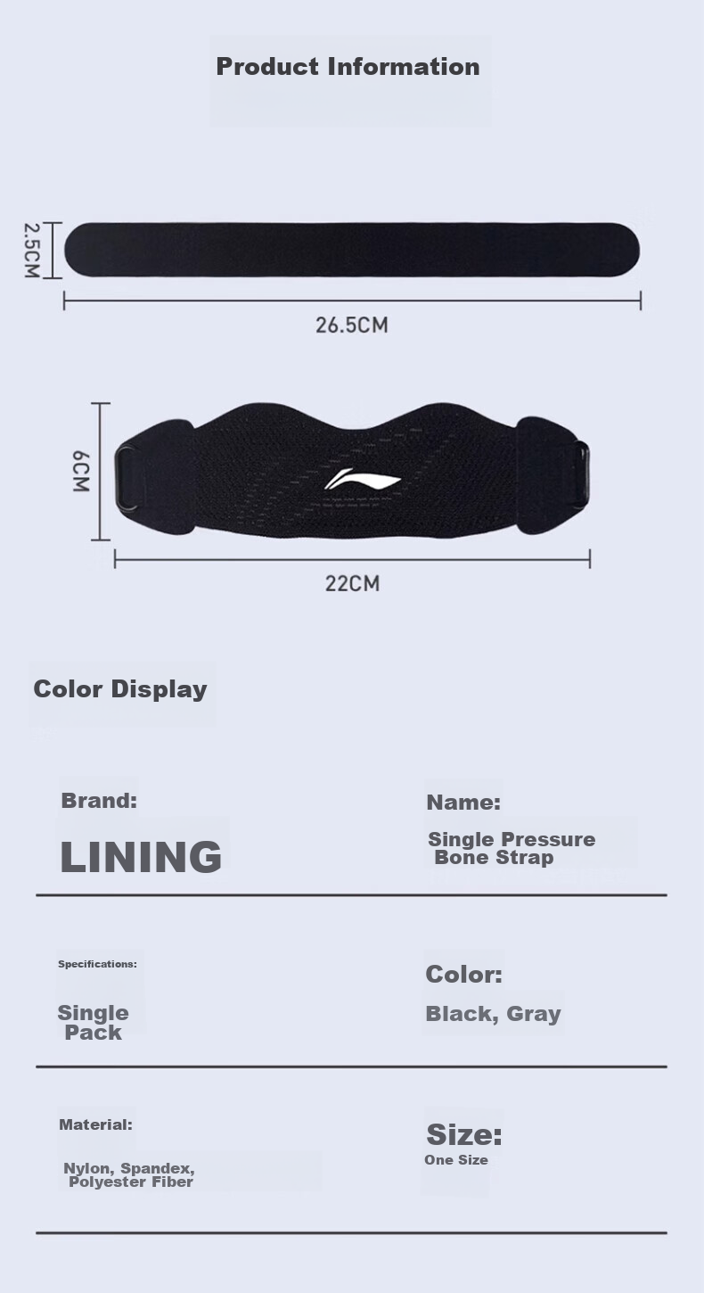 Li-Ning Patellar Strap Knee Brace for Sports, Arthritis, Meniscus Injury, Running, Hiking, Badminton, Unisex Knee Support And Stabilizer 22