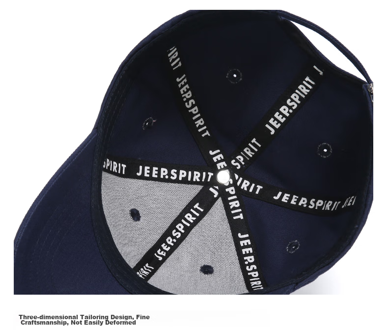 JEEP Men's Fashionable Baseball Cap, Couple Style, Simple Versatile Peaked Cap, Summer Casual Outdoor Sun Hat for Wome 17