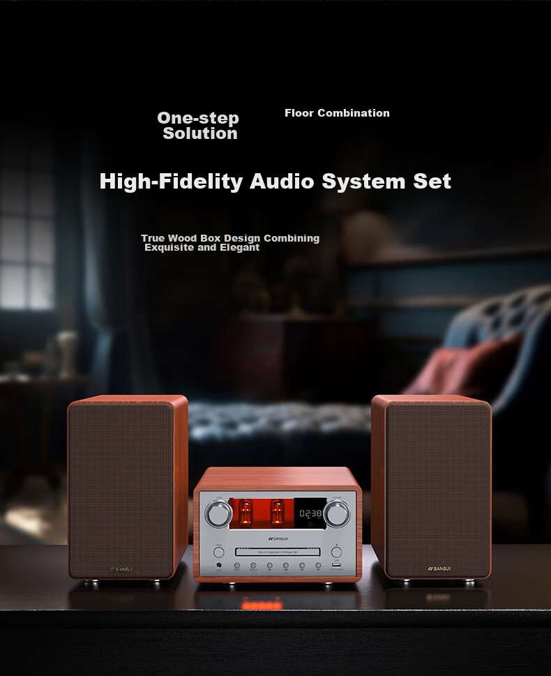 SANSUI S66 Bluetooth Speaker Desktop Active Subwoofer Portable Mini Bluetooth Speaker 2