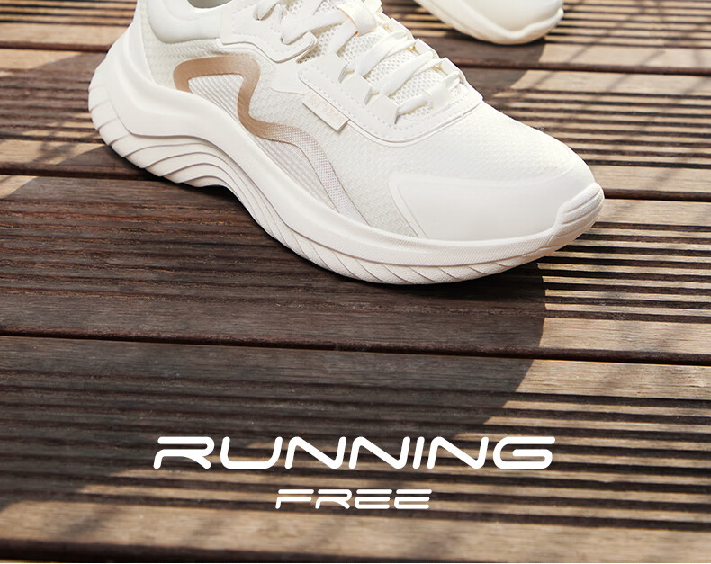 361° Women's Autumn Water-Repellent Leather Running Shoes Shock Absorption Casual Commuting Sneakers 682232233-3 47