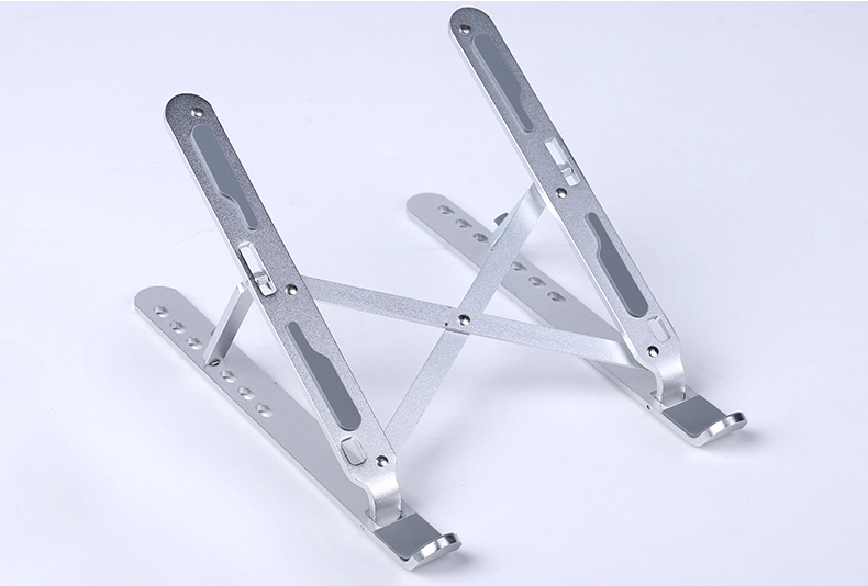 ECOLA Aluminum Alloy Folding Portable Notebook Stand BT21SV, Silver 12