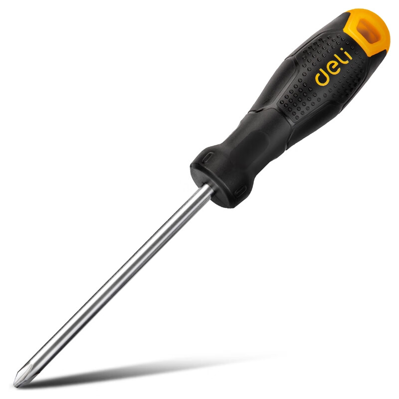 DELIGONGJU Deli Plastic Handle Phillips Screwdriver PH2x150mm DL626150 (Random Delivery of New And Old Products)