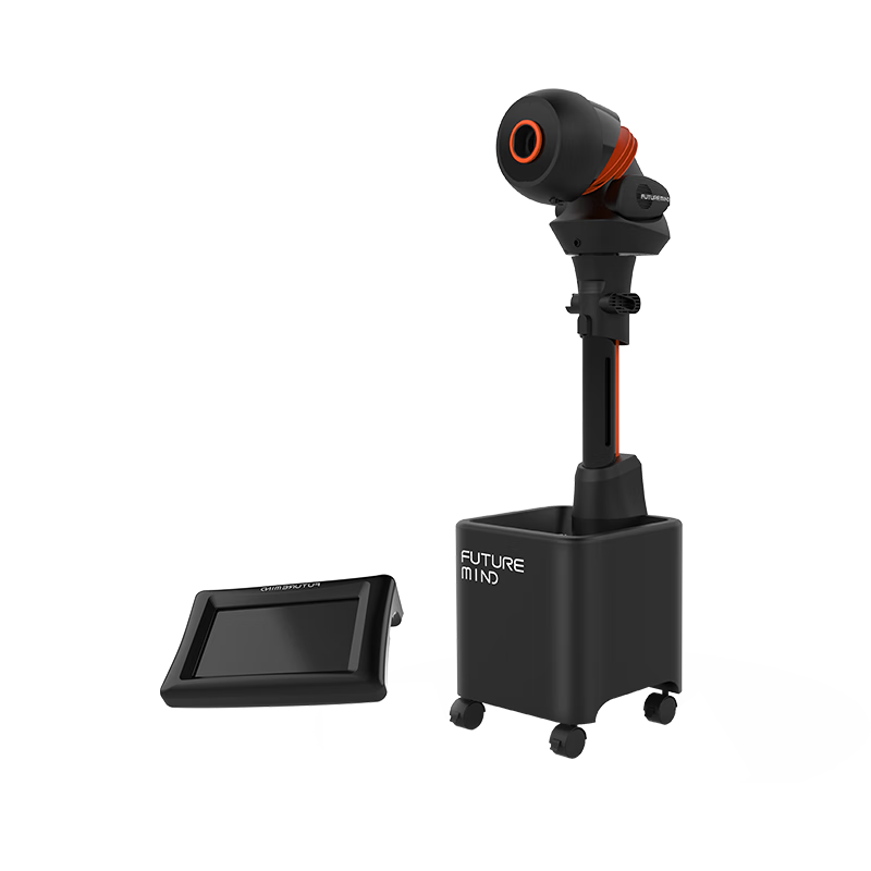 Pongbot Table Tennis Ball Machine, Home Automatic Floor-Standing Table Tennis Training Device, HALO Black And Orange Premium Editio