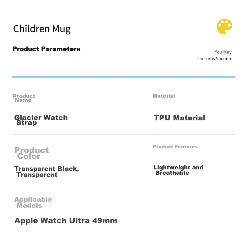 KMaxAI Compatible Apple Watch Ultra 4 Band And Dial Full Coverage, Suitable for IWatch 3/2 Series, Fresh Sports Watch Strap 49mm Protective Case Wristband, Transparent 11