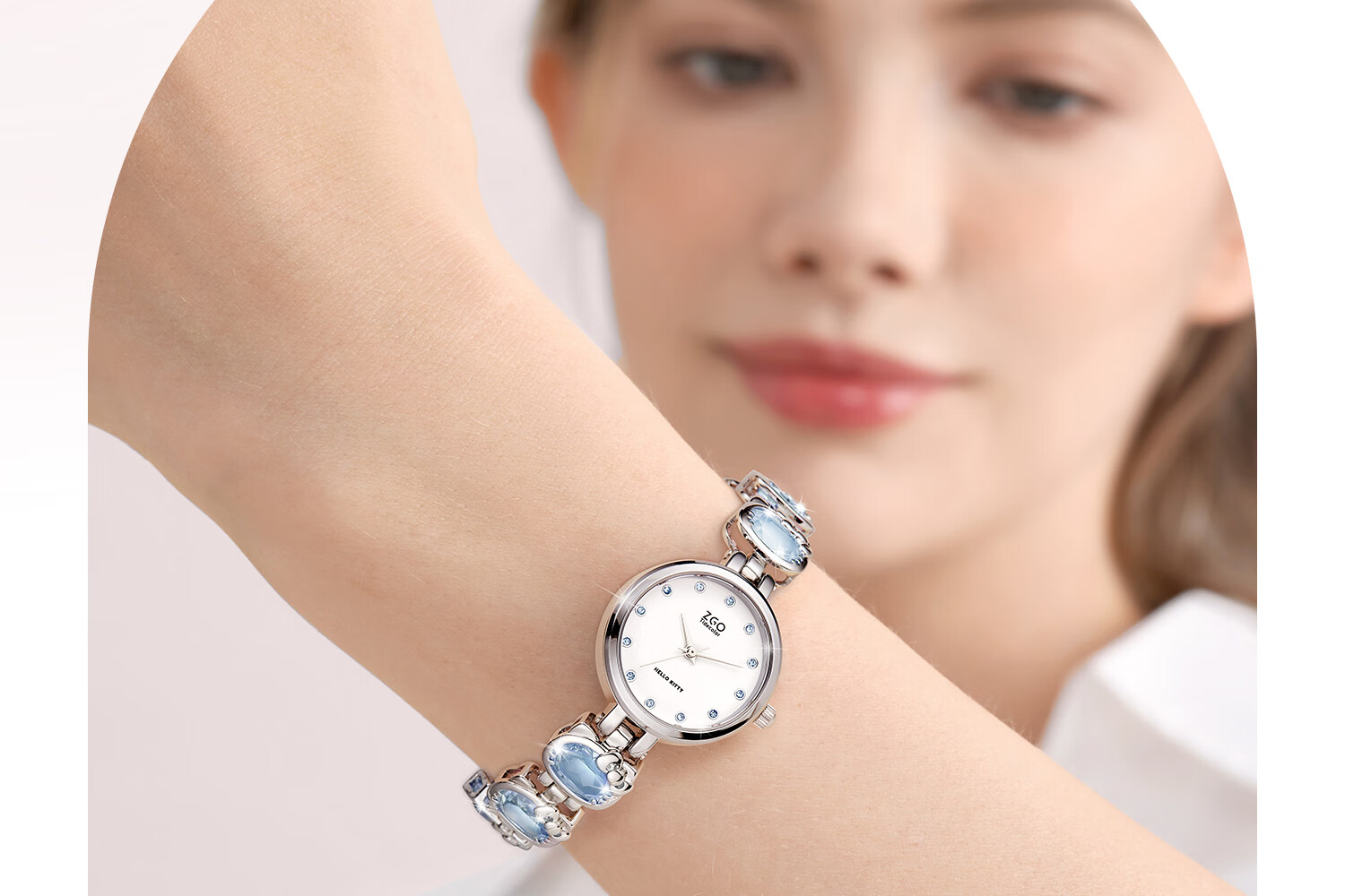 ZGO Sanrio Women's Mechanical Style Quartz Watch Small Dial Student Bracelet Valentine's Day Gift for Girlfriend 15