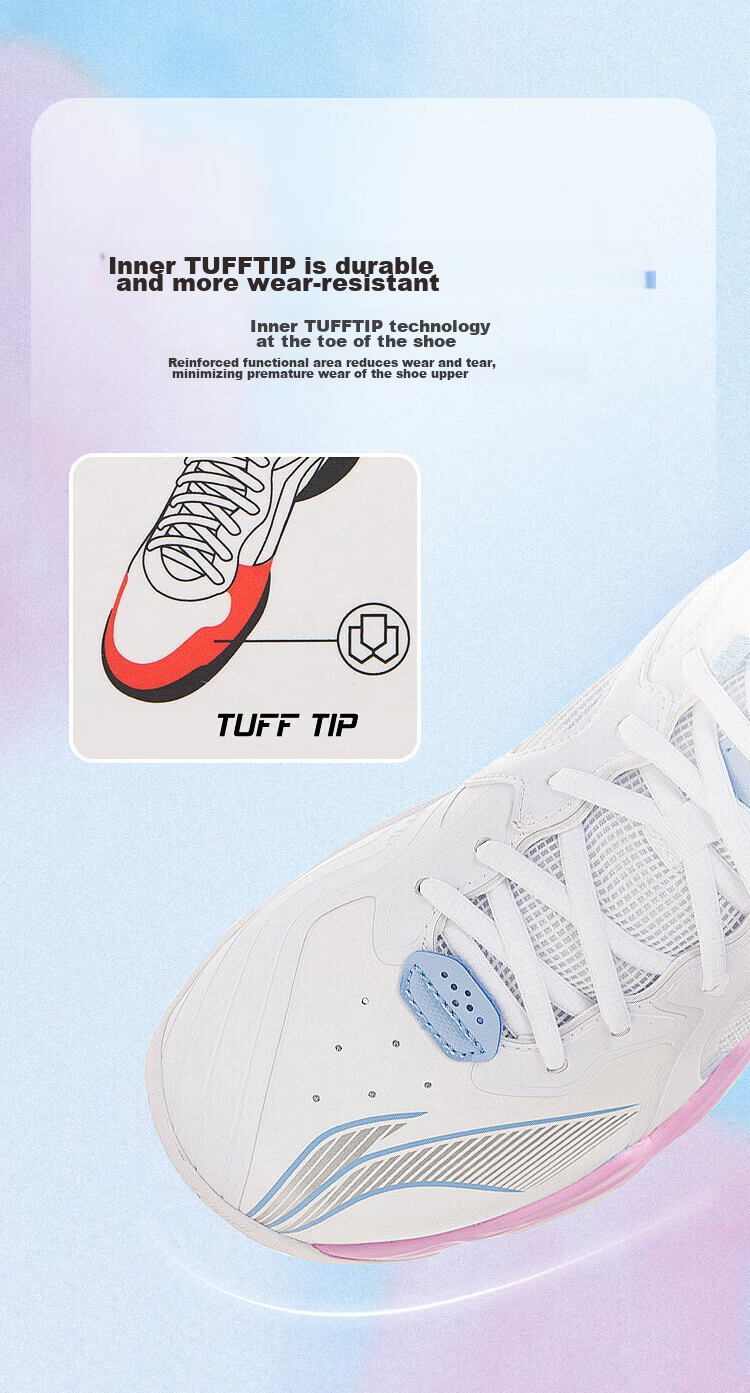 Li-Ning Color-Changing Dragon 6lite, Unisex Couple Style, Competition Badminton Training, Wear-Resistant, Shock-Absorbing, High-Elasticity, Non-Slip Sports Shoes, Sneakers 4