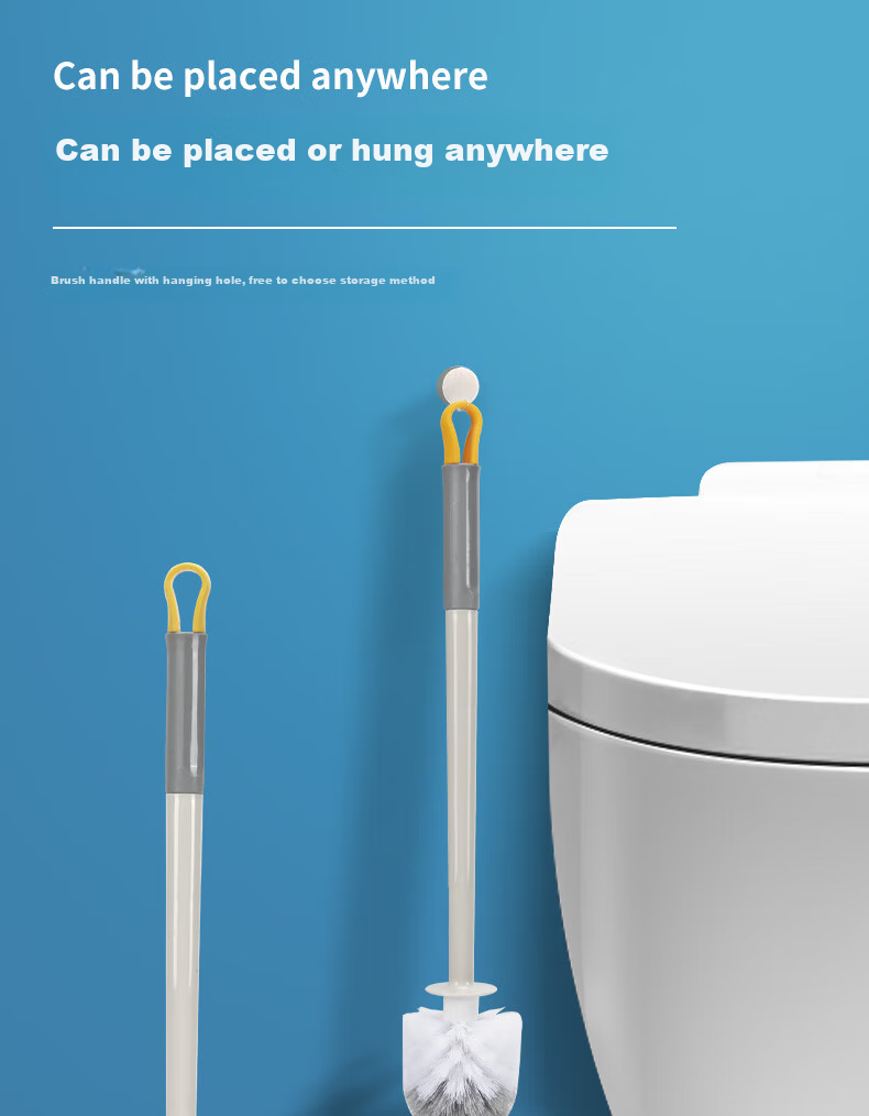 Bendi Extended Handle Toilet Brush Set, Bathroom Cleaning Brush, Toilet Cleaning Brush with No Dead Angles 17