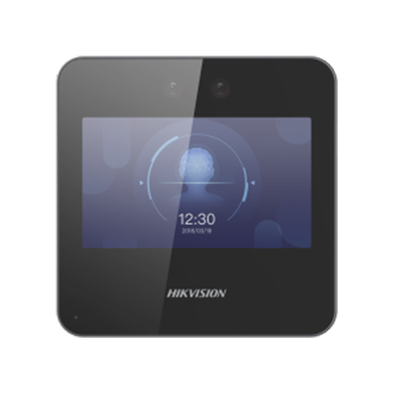HIKVISION Facial Recognition Attendance Machine for Office Check-In, Supports Cloud Attendance, Wireless WiFi Connection, 4.3-Inch Touchscreen, Voice Prompt, A12 S