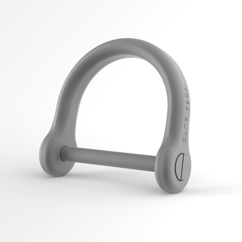 YORA Titanium Alloy Horseshoe Buckle Key Ring, EDC Key Chain, Quick Clip, Car Flat Ring, Round Ring, Key Accessories
